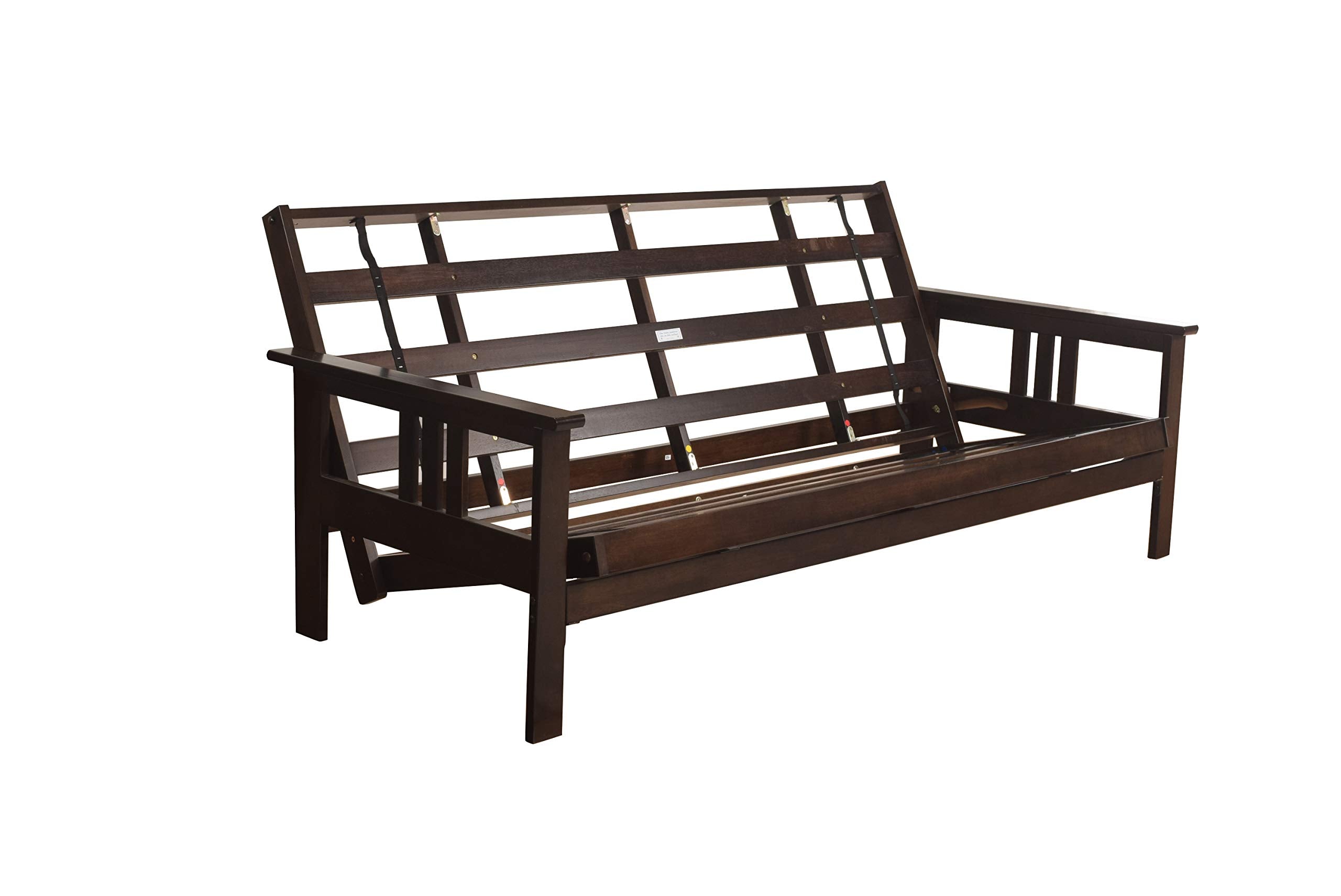 Kodiak Furniture Monterey Full-Size Contemporary Solid Wood Frame In Espresso